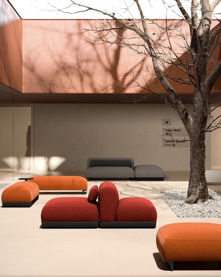 Muebles Arper para exterior en Zaragoza